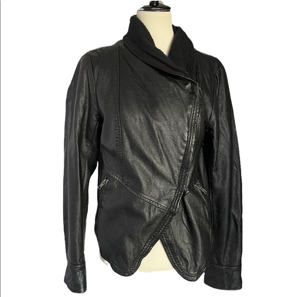 Free People Jackets & Blazers - Free People Black Leather Jacket